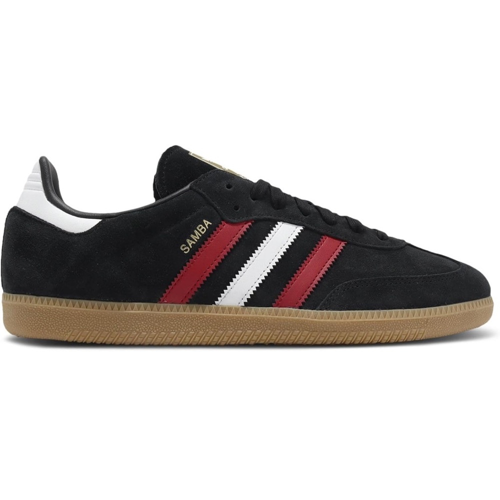 Adidas Men's Originals Samba OG Core Black Better Scarlet NWT